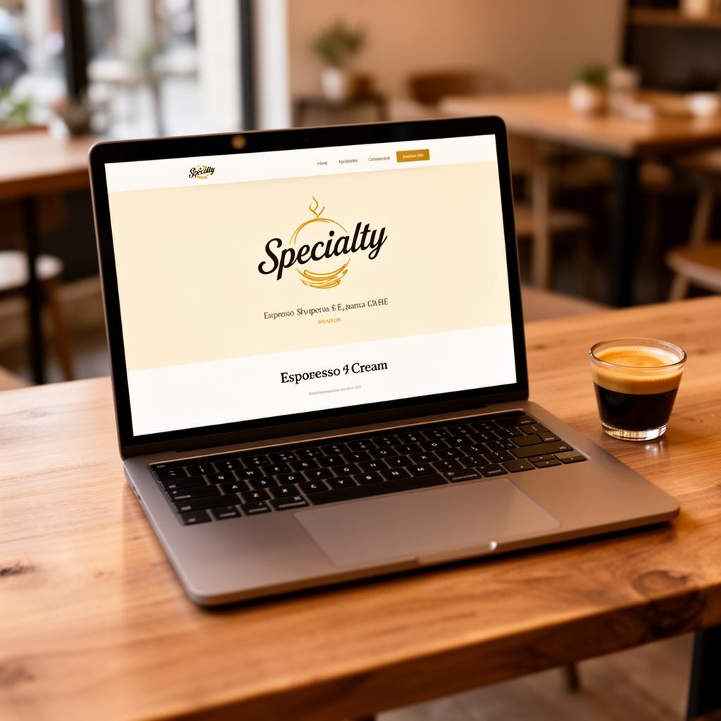 Specialty Roast website mockup
