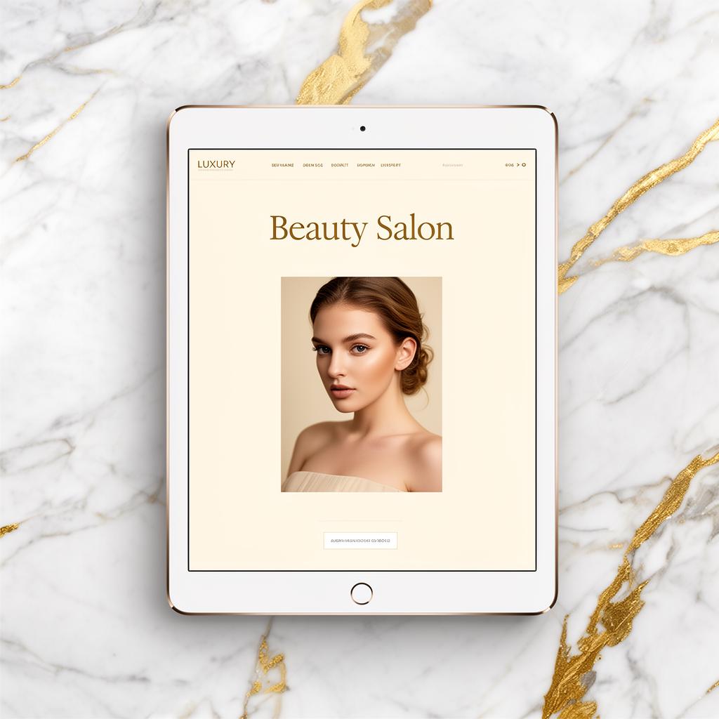 Atelier Soie website mockup